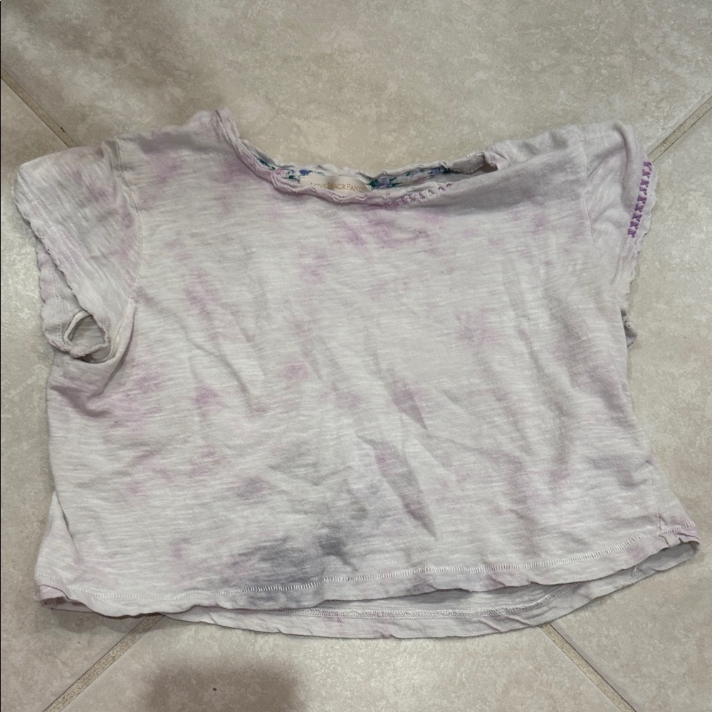Loveshackfancy cropped tee